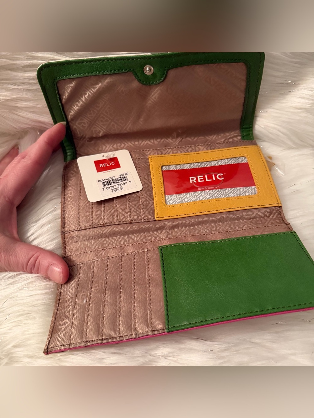 Colorful Parrot Bird Wallet - Multicolor - Picture 2 of 3